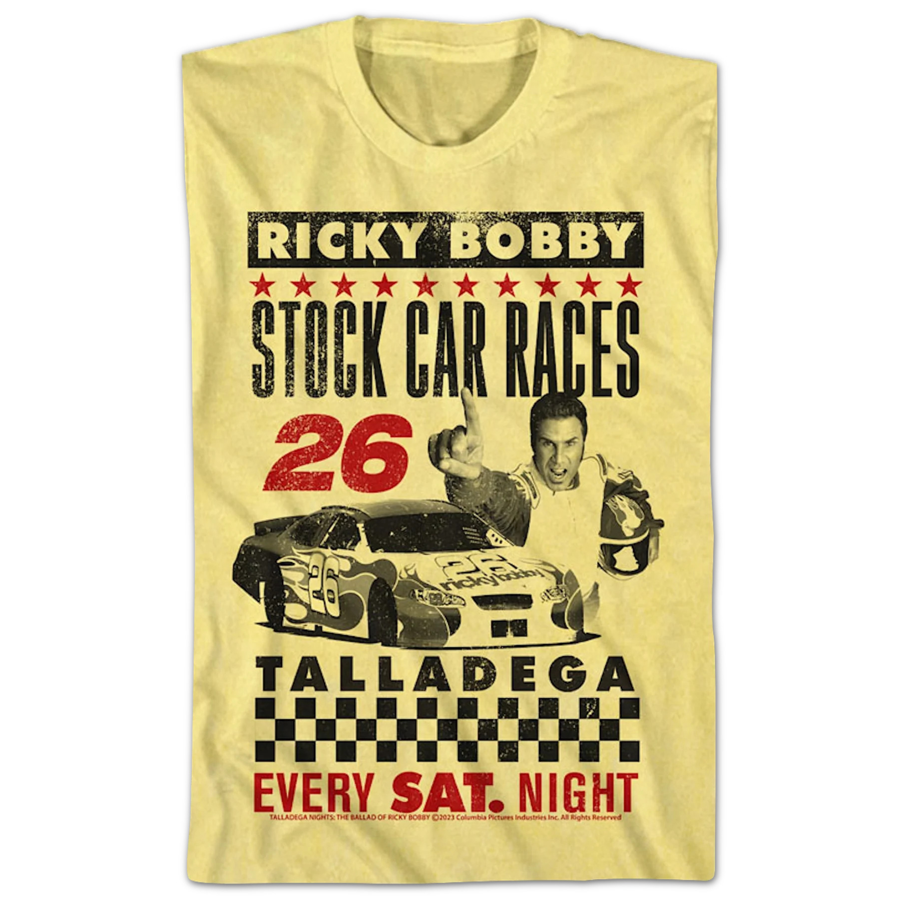 Stock Car Races Talladega Nights Tshirt